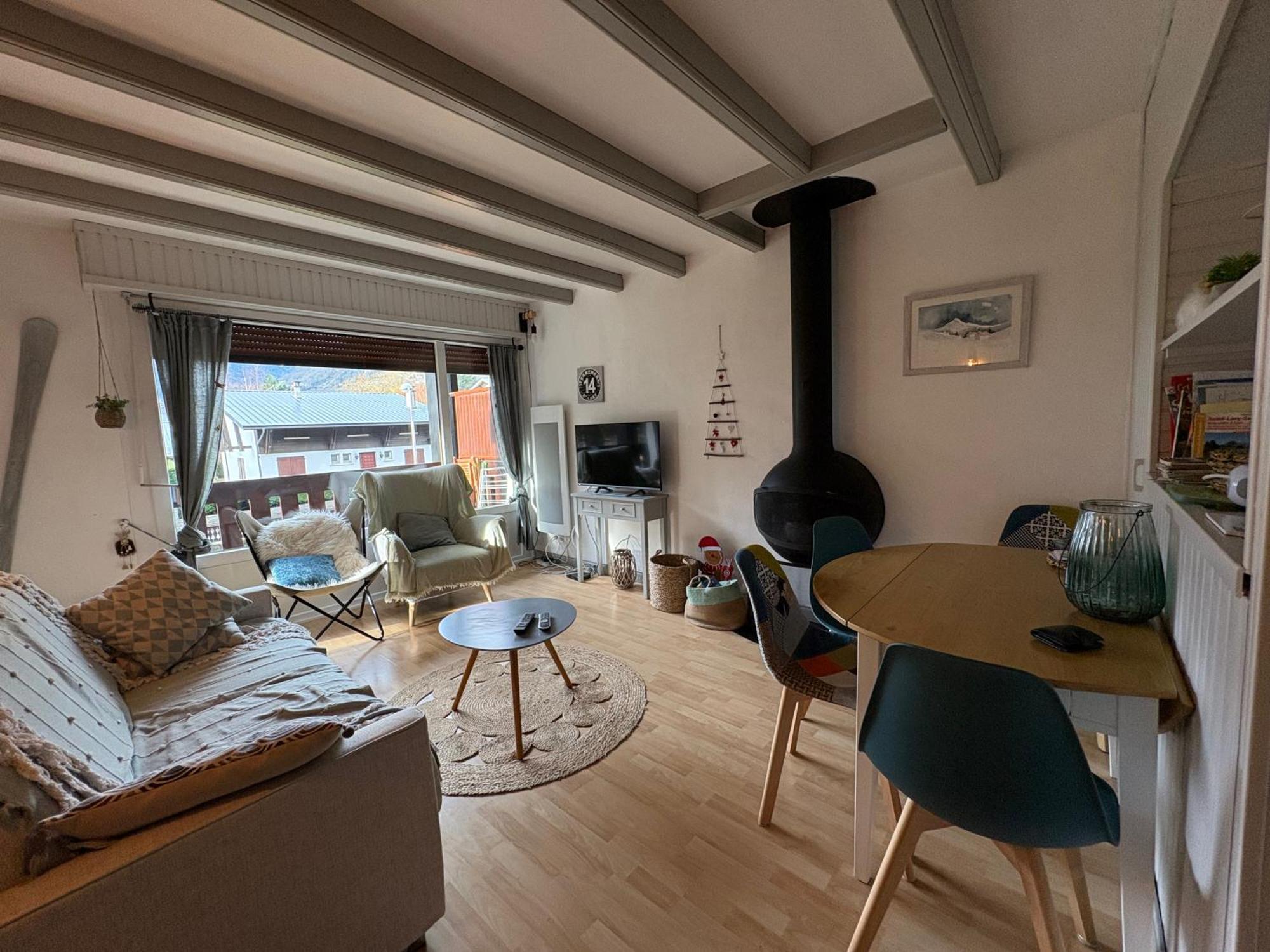 T2 Centre Village - Proximite Telecabine - Vue Montagne Plein Sud - Terrasse Couverte - Balcon - Chambre 1 Lit Double En 160 - Salon 1 Canape Convertible En 140 - Cuisine Separee Saint-Lary-Soulan Eksteriør billede